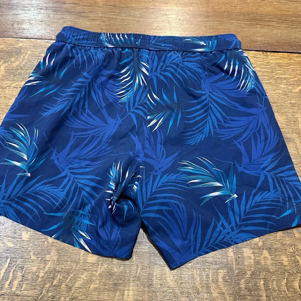 Maamgic Tropical Leaf Print‎ Men's Swim Trunks sz small